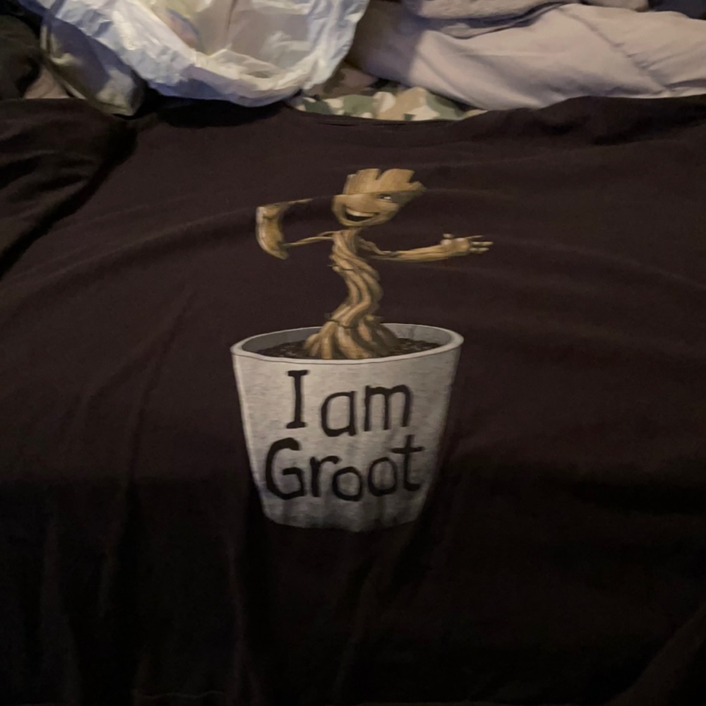 Black Groot t-shirt
